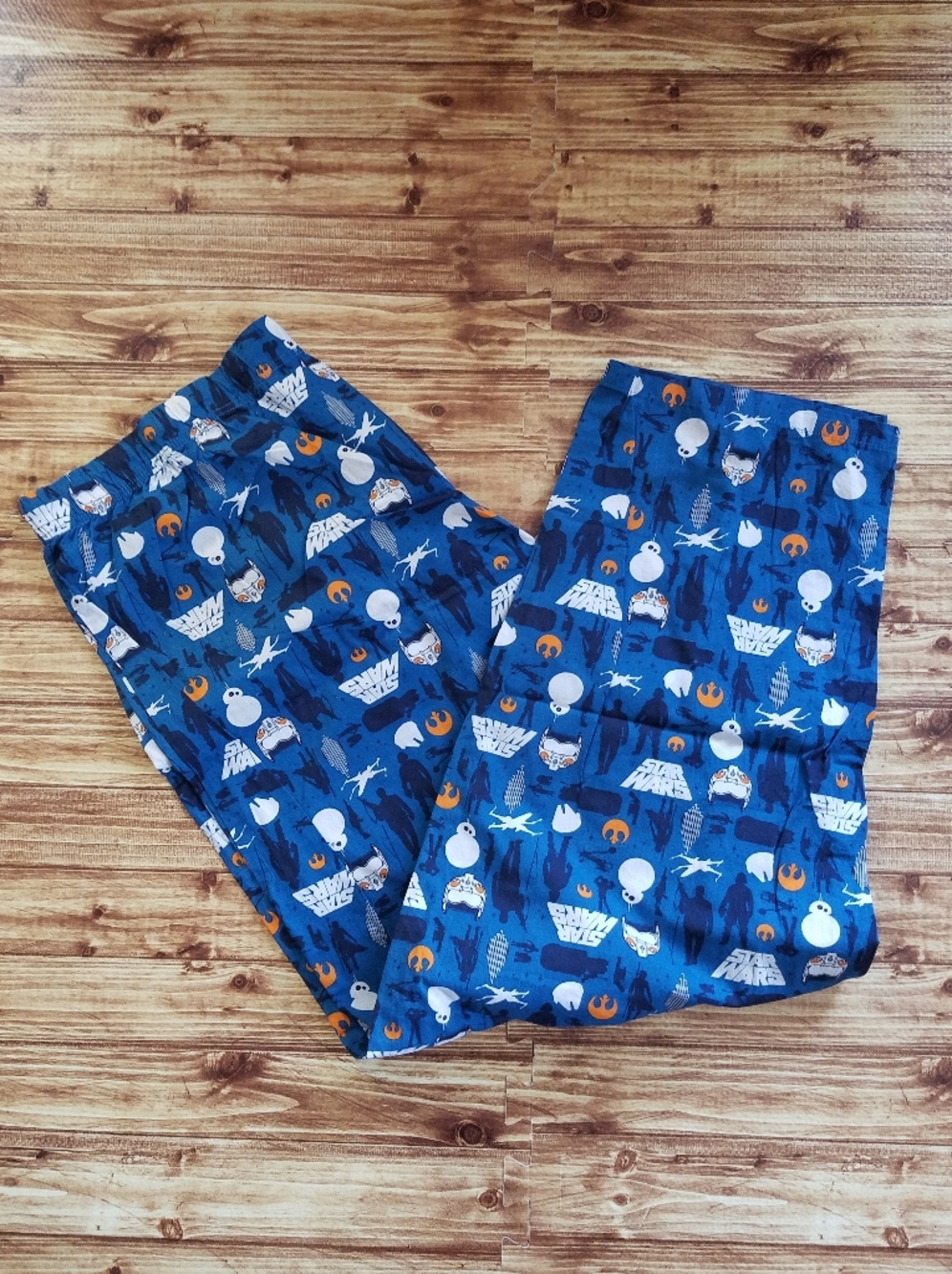 Disney Star Wars Men’s 2XL Blue Pajama Lounge Pants XXL Rebel Alliance Sleep Pj